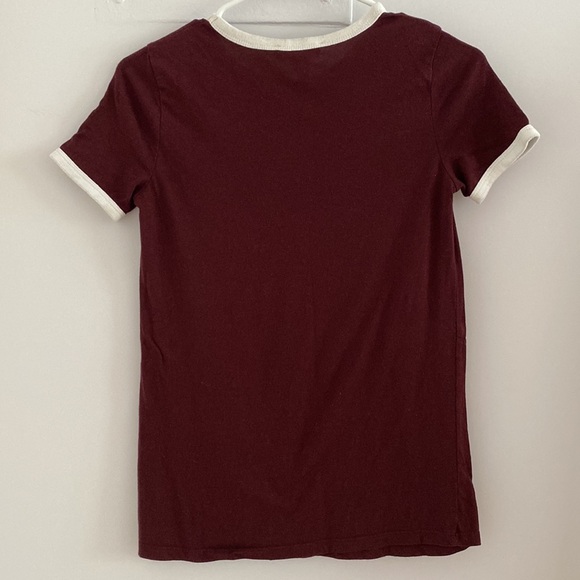 Forever 21 Maroon T-Shirt Size Small - Picture 3 of 3